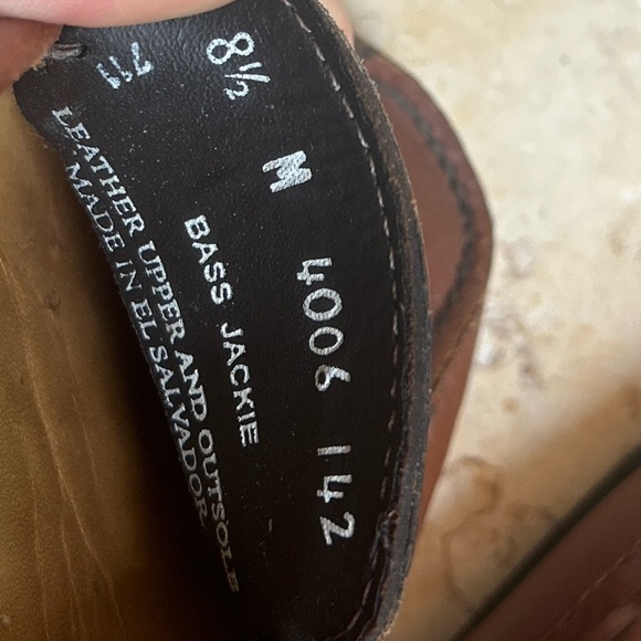 G.H. Bass & Co. Tassel Brown Leather Loafers - Picture 5 of 5